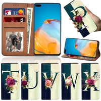 flip phone case for huawei p20p20 pro p20 plusp30 p30 prop30 plusp30 litep40p40 pro 26 letter series bracket phone case