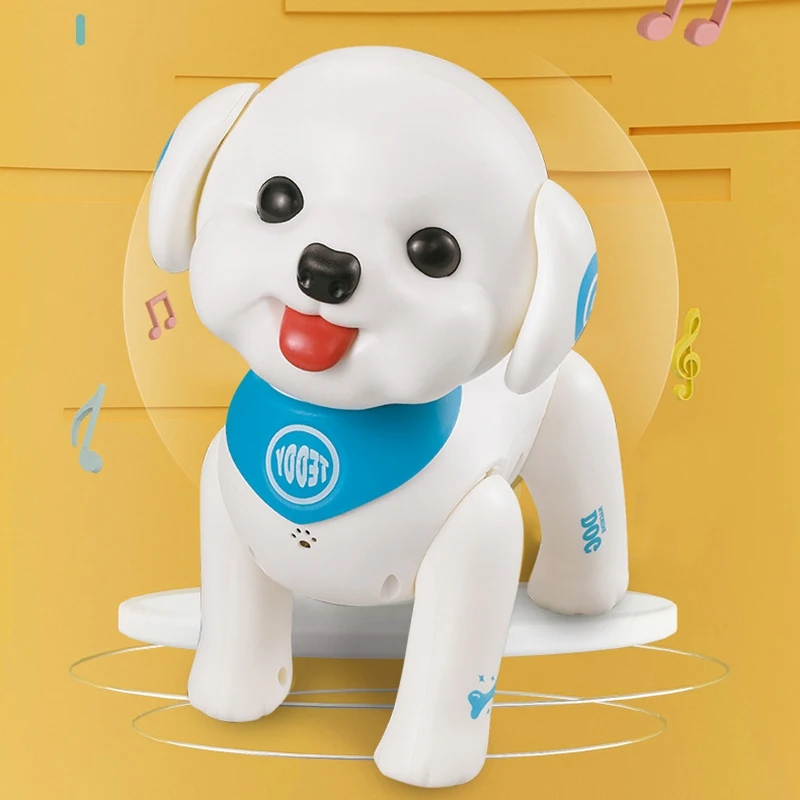 Leneng K19 RC робот Тедди щенок роботизированная собака голосовое управление ligent