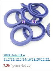 16*24/18*26/20*28/22*30/25*33/28*36/30*38*10 IDU NBR и FKM резиновый гидравлический цилиндр поршень Y губы уплотнительное кольцо уплотнительное сальник