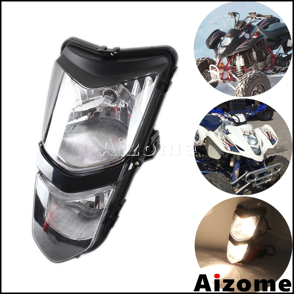 Мотоцикл 12V/25 Вт головной светильник двойные фары для Suzuki QUADSPORT LTZ400 LT Z 400 Z400 сборки