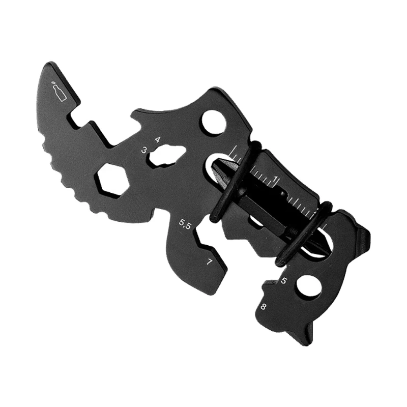 Уличный портативный в форме носорога многофункциональный инструмент для