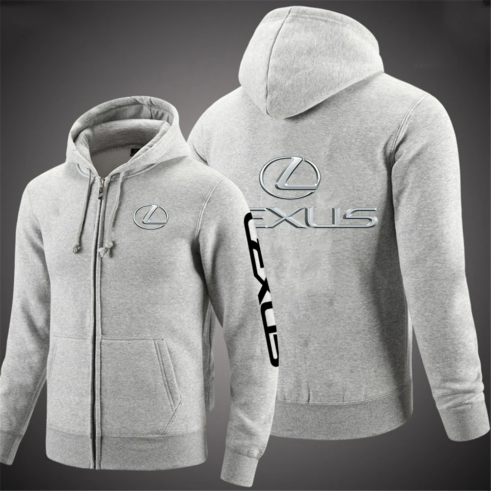

Unisex Lexus Spring Autumn Cardigan Men Tops zipper Hoodies Jacket Print Punk Fashion Casual Sweatshirt Coat