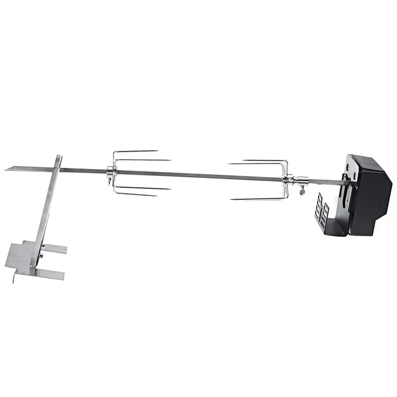 

Stainless Steel BBQ Grill Roaster Rod Camping Charcoal Barbecue Grill Rack Kits Rotisserie Parts BBQ Accessories