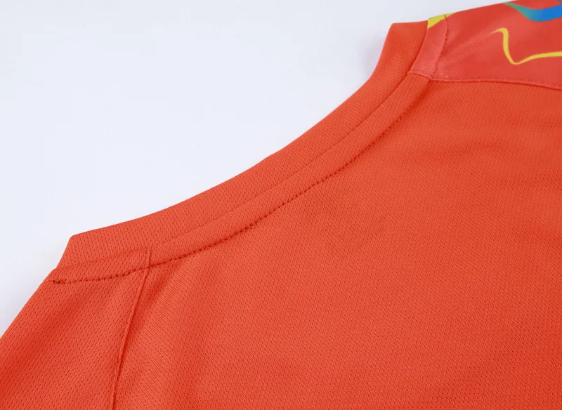 Летние Детские рубашки для бадминтона быстросохнущая дышащая футболка из