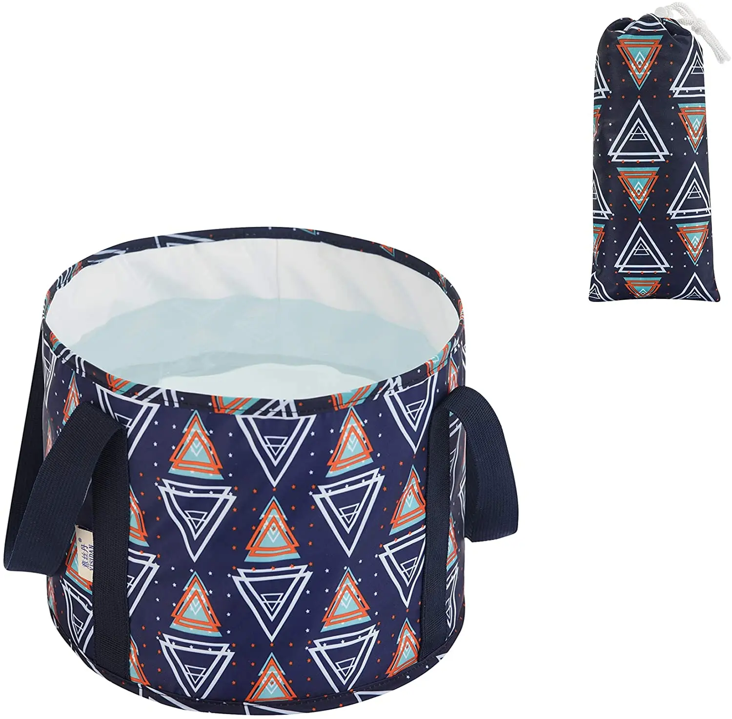 Массажер для ног ванна Складная портативная с ручкой отдыха на открытом воздухе