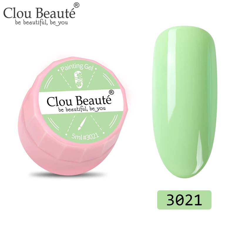 3021 Clou Beaute 72 цвета гель-краска УФ/светодиодный гель для ногтей замачиваемый дизайн ногтей светодиодный лак для ногтей УФ-гель для ногтей DIY Краска паук гель лак - Цвет: 3021