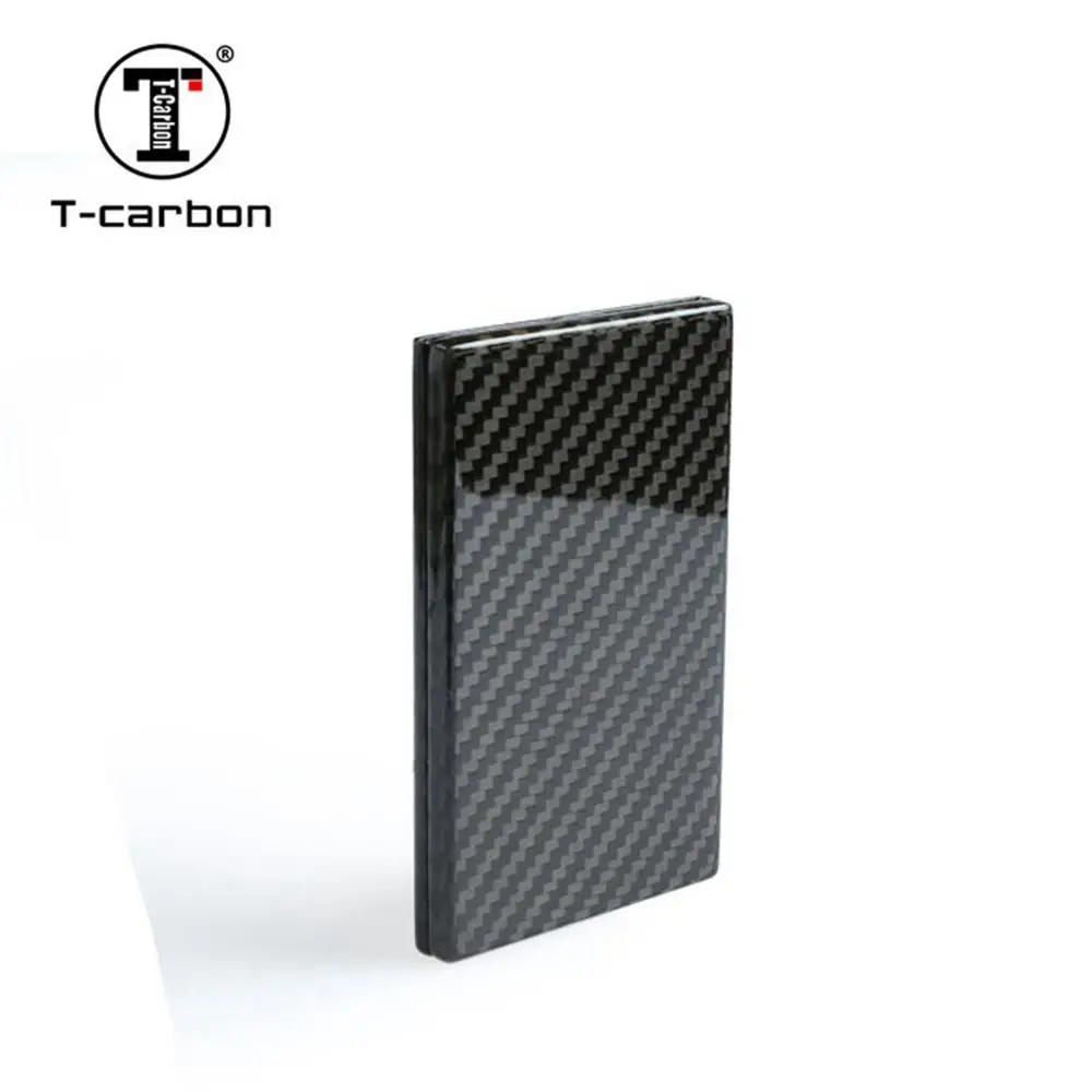 T carbon производитель углеродного волокна зажим для денег держатель кредитных