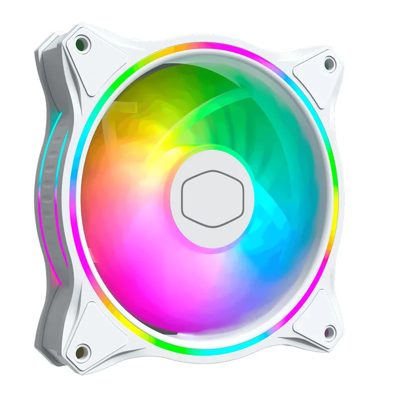 Вентилятор охлаждения шасси бесшумный и цветной 120 мм 5 В/3 контакта с поддержкой