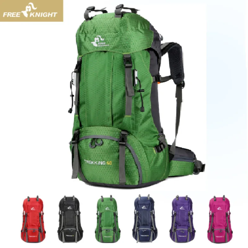 

Походные рюкзаки 60 л с чехлом от дождя, суперлегкие вместительные уличные сумки для альпинизма, кемпинга, альпинизма, велоспорта, путешеств...