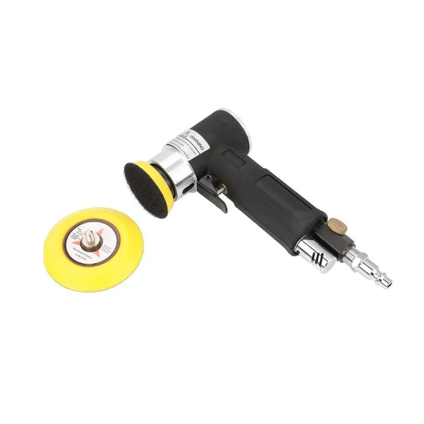 

Mini Air Angle Sander 90 Degree Pneumatic Polishing Grinding Machine + 2inch 3inch Sanding Pad Air Angle Polisher Power Tools