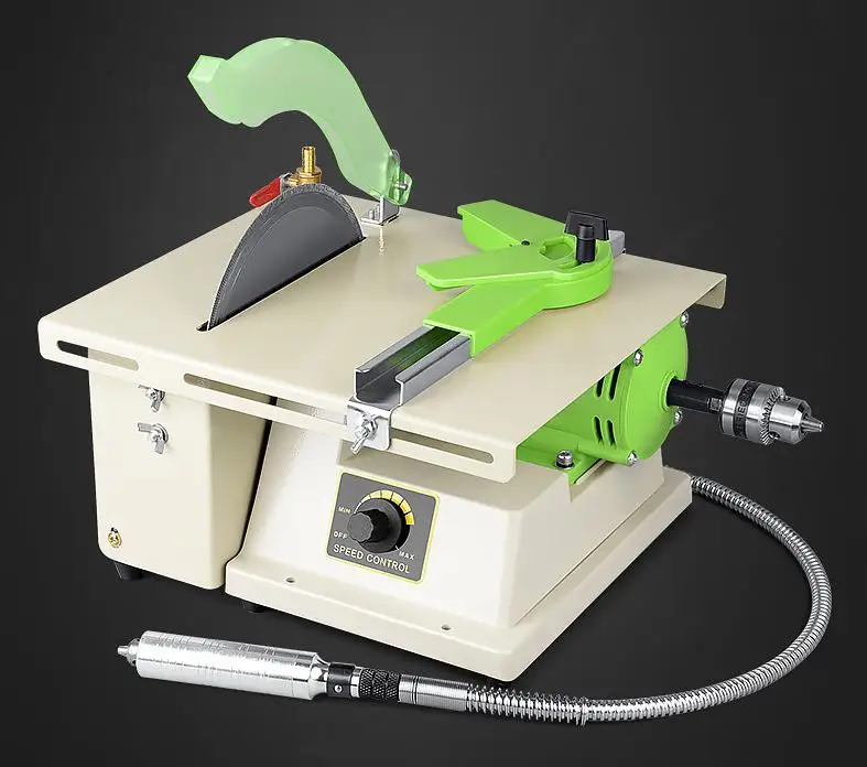 Jewelry Stone Rock Woodworking Carving Polisher Buffer Lathe Grinding Cutting Machine Set Electric Grinder Tools Kit 1380W 220V