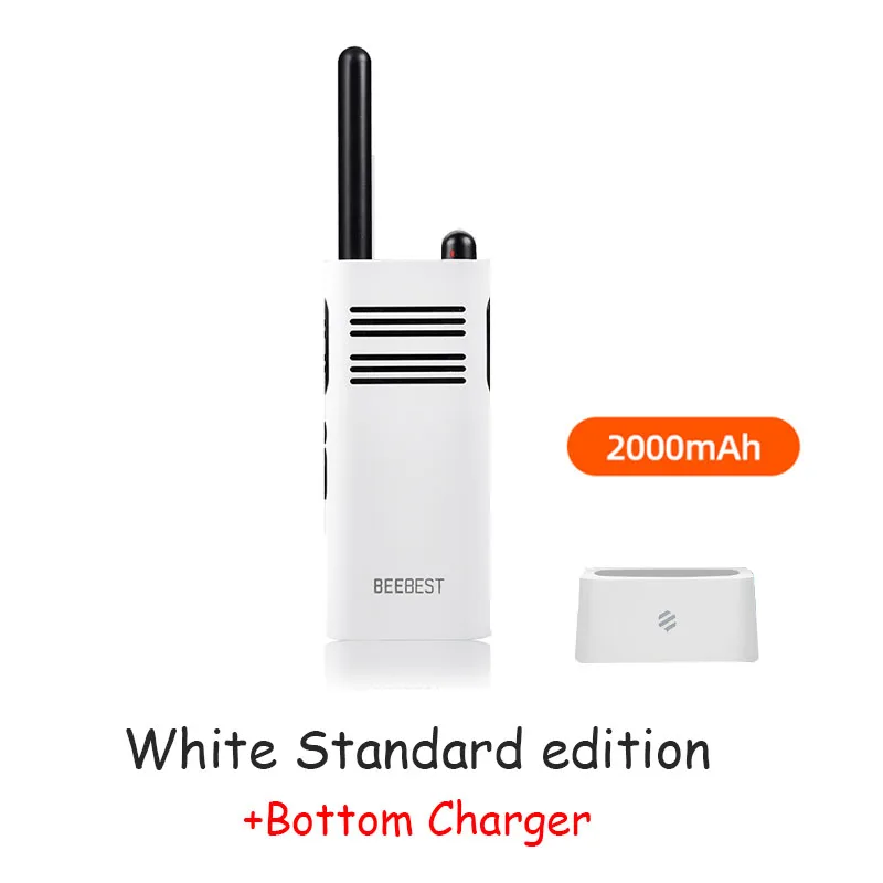 1pcsStandard 1 Xiaomi Mijia Beebest Смарт иди и болтай Walkie talkie, для детей от 1 года до 5 лет км вызова для 16ти-канального видеорегистратора анти-помех долгого ожидания портативный смарт-interphone - Цвет: 1pcsStandard 1