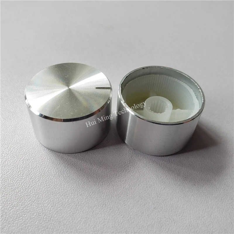 10 шт. алюминиевый пластиковый колпачок Ручка потенциометра гладкая 26*15*6 мм