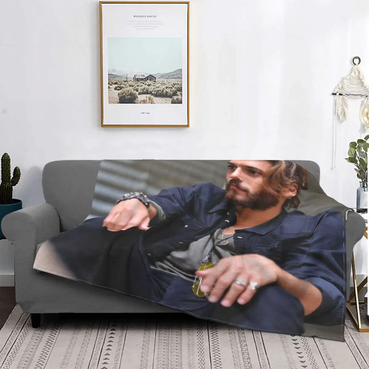 

Can Yaman-Manta a cuadros para cama y sofá, colcha térmica, gran oferta