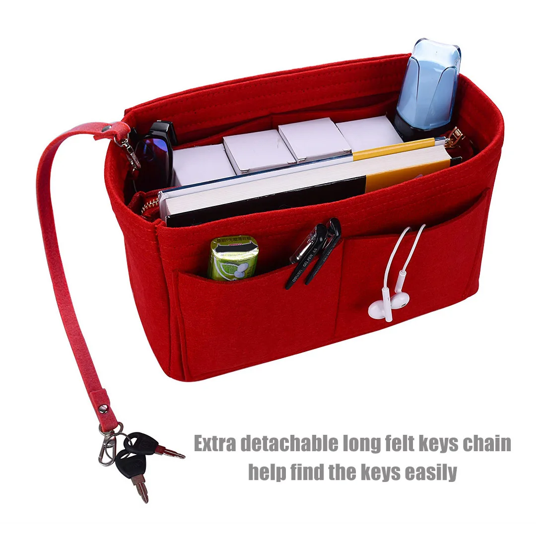 Лидер продаж фетровая сумка для макияжа дорожные косметические сумочки