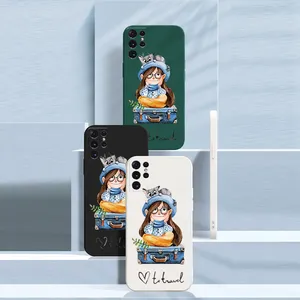 nohon liquid silicone casing for samsung s7 s8 plus s9 s10e lite s20 fe ultra s21 plus phone case frosted luxury silicone cover free global shipping