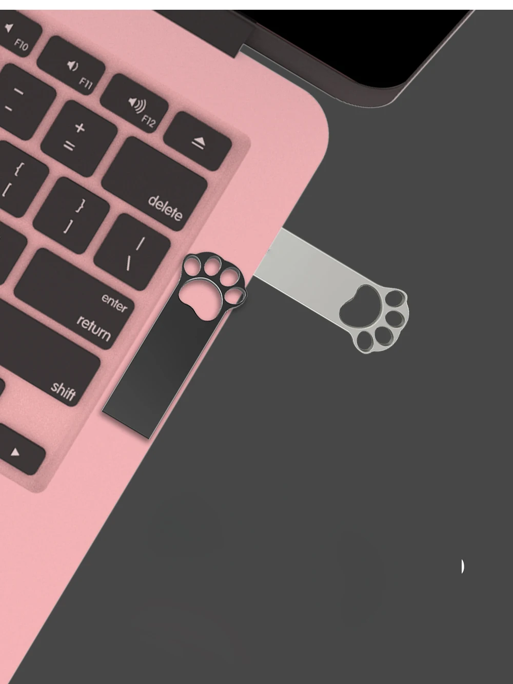 USB флэш накопитель U диск металлический портативный брелок для ключей