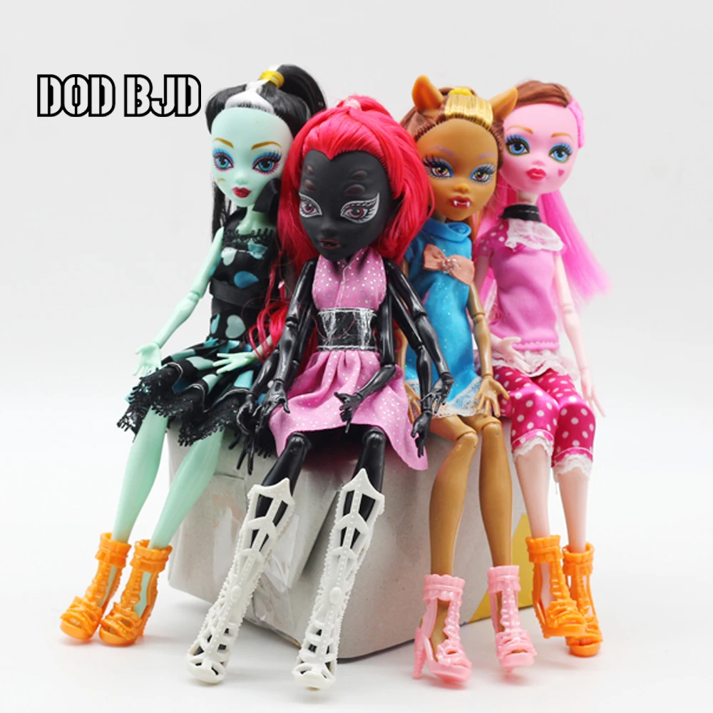 DOD BJD Fasion куклы монстры Дракулаура/Клодин Волк/Фрэнки Стейн/черный паук подвижные
