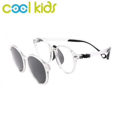 Классные детские солнцезащитные очки для детей UV400 Солнцезащитные очки с зажимом очки для детей оправа для очков гибкие очки из мягкого материала