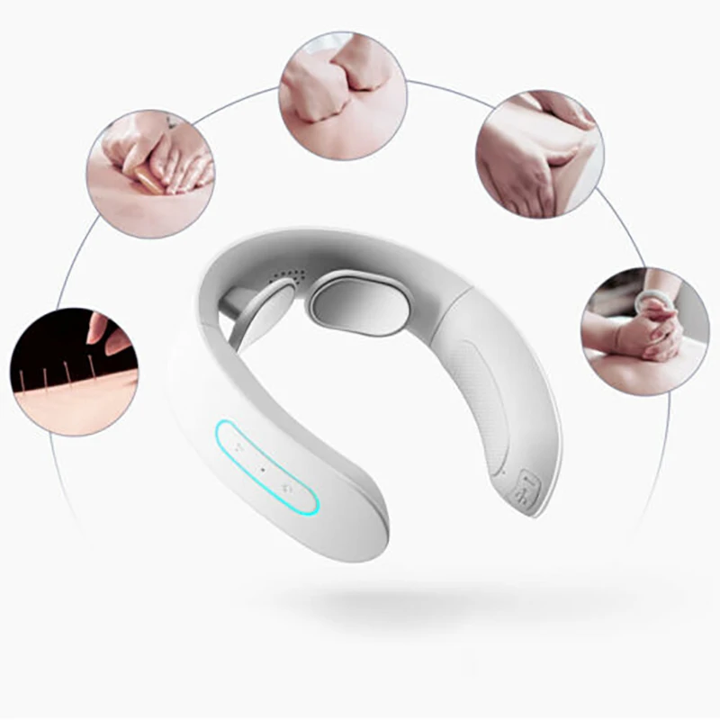 

Intelligent Electric Portable Pulse Neck Massager 42 Massager for Pain Relief 5 Modes 16 Levels Neck Massager