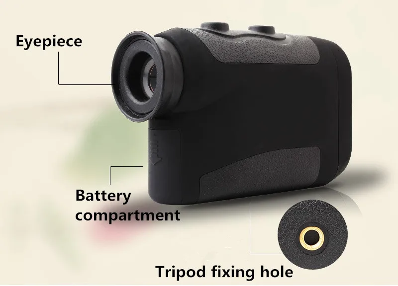 

Outdoor 1000 m Ranging Height & Angle Measurement 8x Handheld Telescope Golf Laser Range Finder