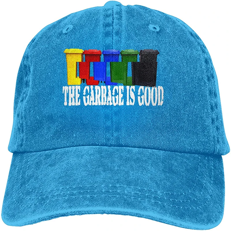 

The Garbage is Good Sports Denim Cap Adjustable Unisex Plain Baseball Cowboy Snapback Hat