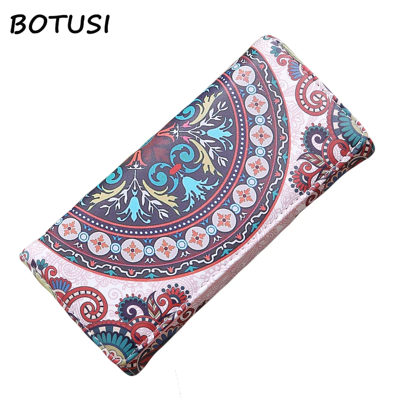 BOTUSI, роскошные Брендовые женские кошельки и кошельки, длинный женский кошелек для путешествий, держатель для карт, мобильного телефона, клатч с карманом