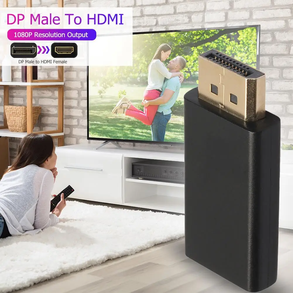 Адаптер DP к HDMI DVI адаптер порт дисплея передача сигнала Стабильная и надежная