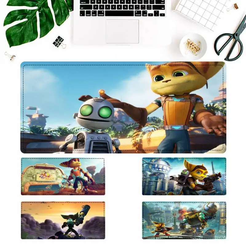 

Dropshipping Ratchet Clank Gaming Mouse Pad PC Laptop Gamer Mousepad Anime Antislip Mat Keyboard Desk Mat For Overwatch/CS GO