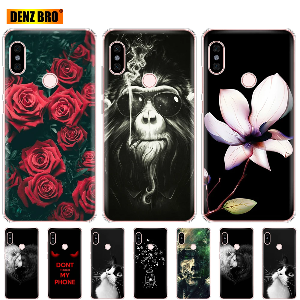 Чехол для Xiaomi Redmi Note 6 Pro 26 дюйма силиконовая Мягкая задняя крышка из ТПУ