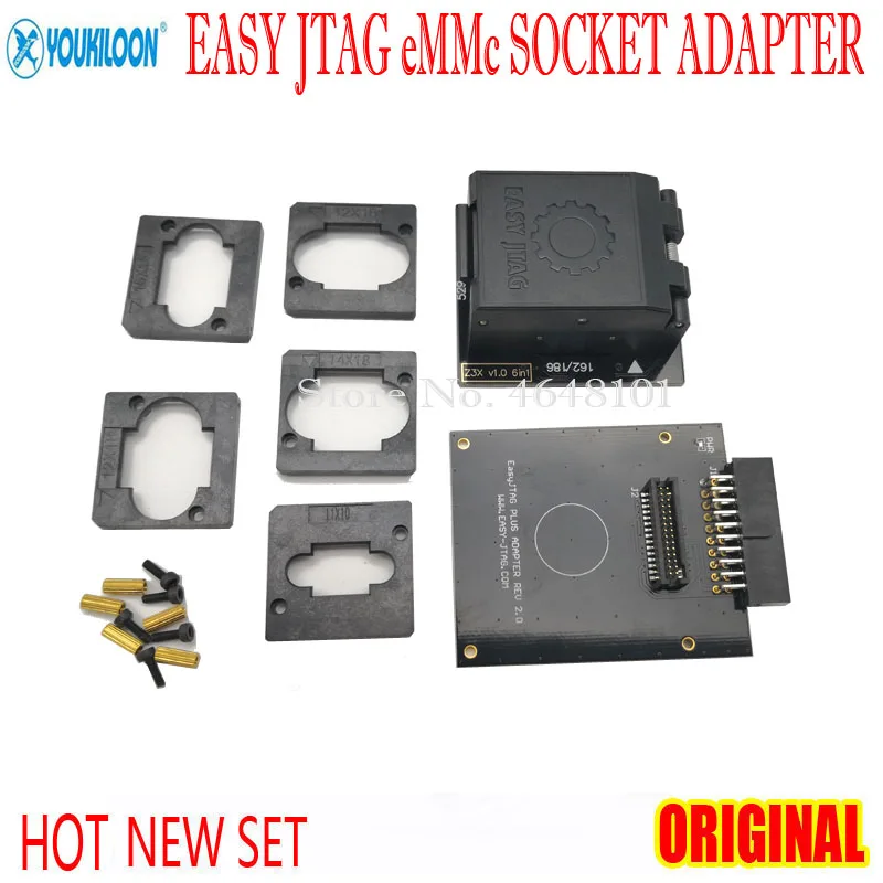 Новый оригинальный легкий JTAG eMMc гнездо адаптера (памяти на носителе EMMC BGA