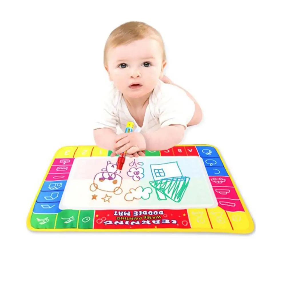 

Magic Water Drawing Cloth Mat With 2 Pens Water Doodle Mat Writing Doodle Board Water Painting Rug Kids Educational Toys Gifts