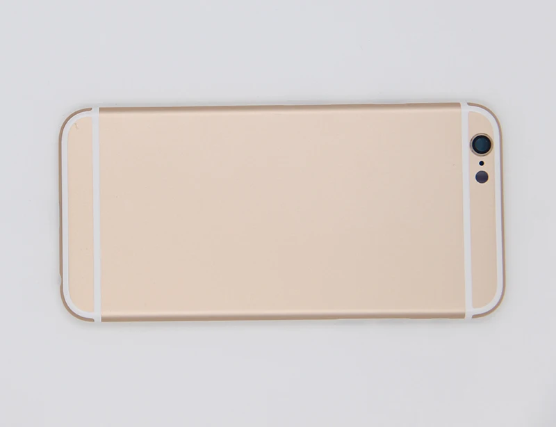 Крышка батарейного отсека для iphone 6 6s Plus задняя дверь корпус средняя Рамка Замена Задняя крышка корпуса для iphone 6 6s Plus с логотипом