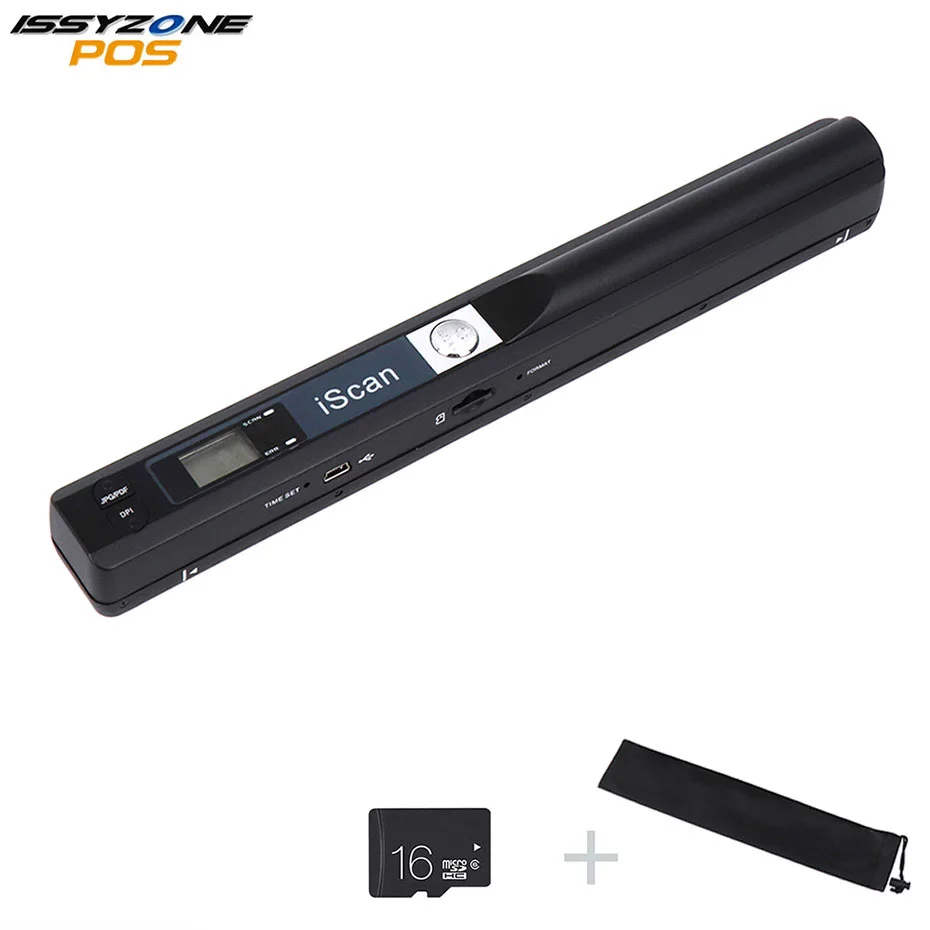 

Сканер изображений ISSYZONEPOS, портативный, 16 ГБ, с аккумулятором