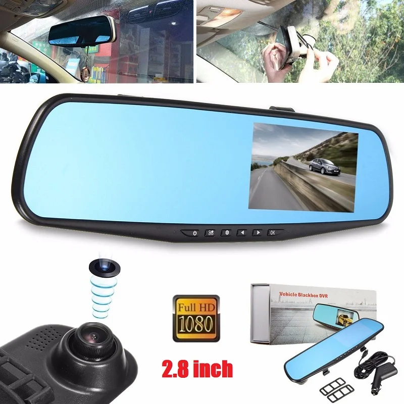 Зеркало Dvr с камерой заднего вида Dash камера Автомобильный видеорегистратор, радар-детектор Внешняя камера Dashcam Hd 1920x1080 ADAS Voiture