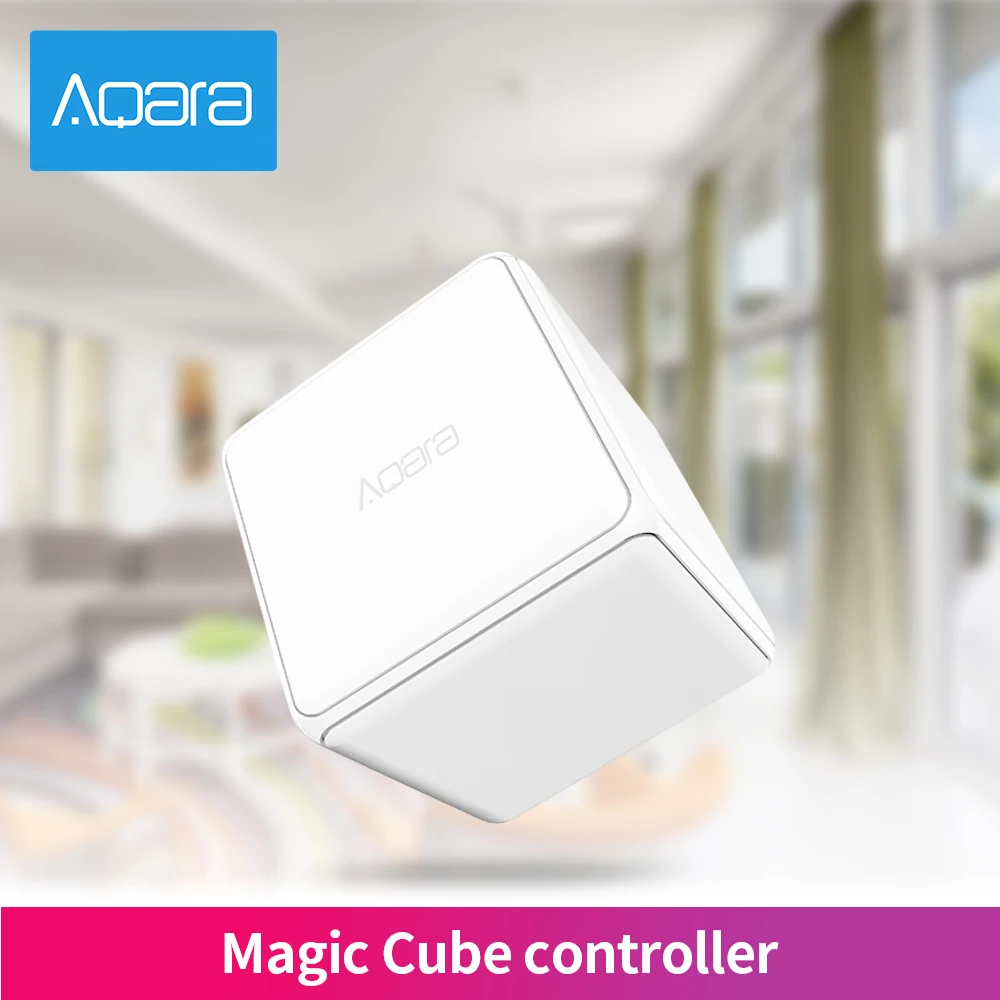 

Original Aqara Magic Cube Controller by Six Actions app mi home Zigbee Version Controlled For Xiaomi Smart Home Device drop ship