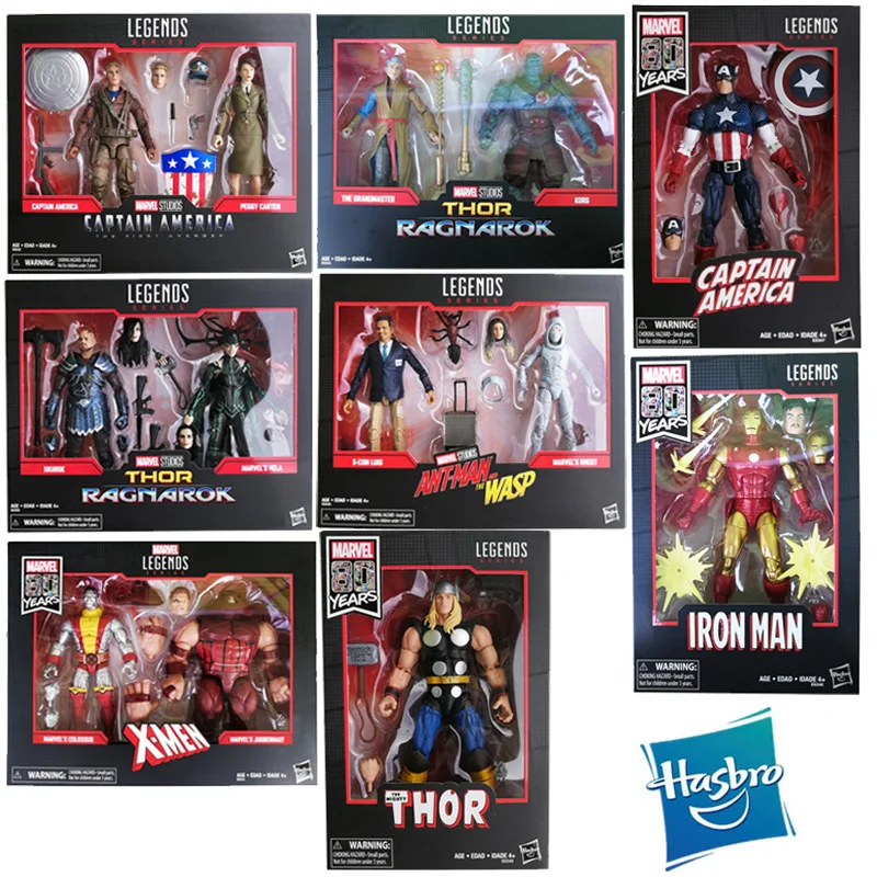 

16Cm Hasbro Marvel Legends 80Th Anniversary Thor Skurge Hela Juggernaut Colossus Captain America Iron Man Action Figures Toys