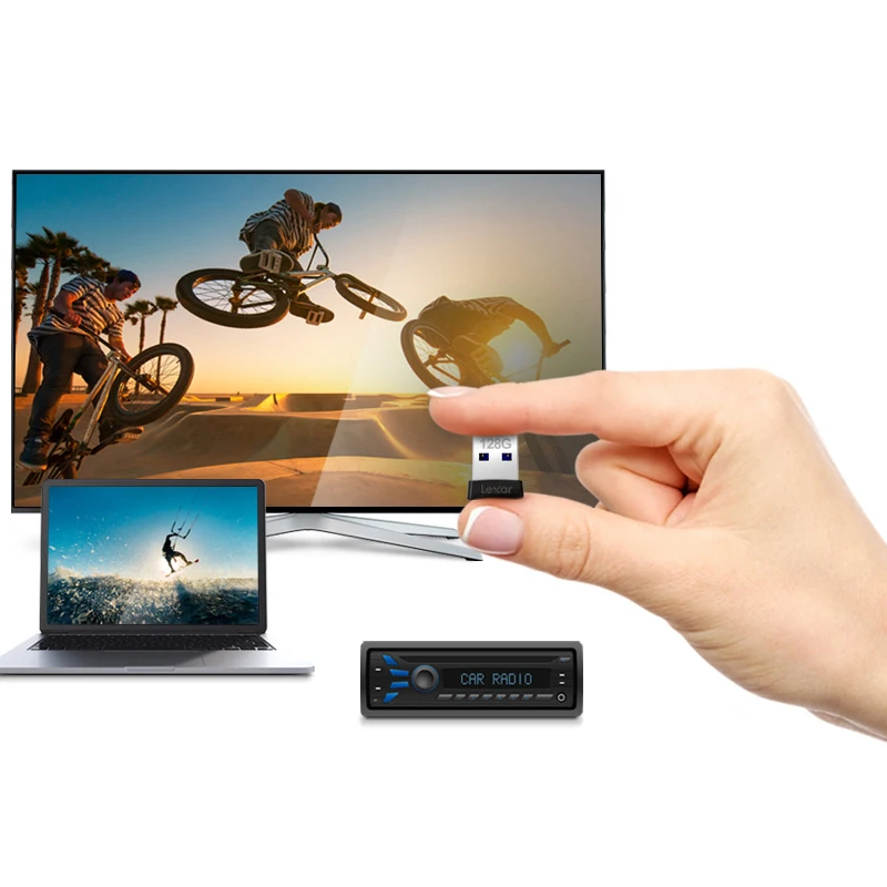 Флэш накопитель Lexar S47 64 ГБ USB 3 1 флеш 128 U диск карта памяти мини флешка 32 шифрование