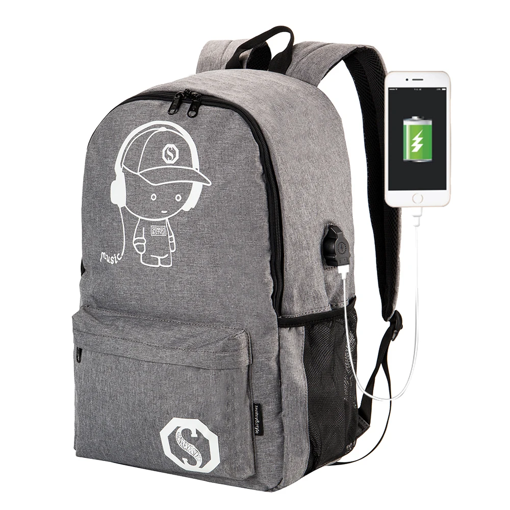 Рюкзаки рюкзак с рисунком Женский ноутбук анти для мужчин и девочек подростков