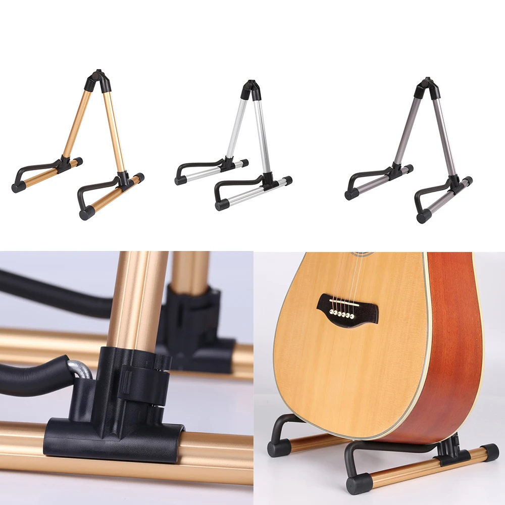 

Universal Guitar Stand Folding A-Frame use for Acoustic Electric Guitars Guitar Floor Stand Holder