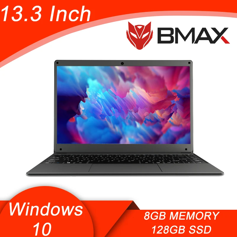 Ноутбук Bmax S13A игровой ноутбук Intel 9 го поколения LPHD Graphics 500 8 Гб ОЗУ 128 SSD 13 3 дюйма