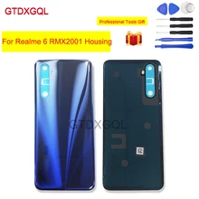 NEW Rear Battery Glass Back Door Cover For OPPO Realme 6 Housing Mobile Phone Case Replacement Repair Parts