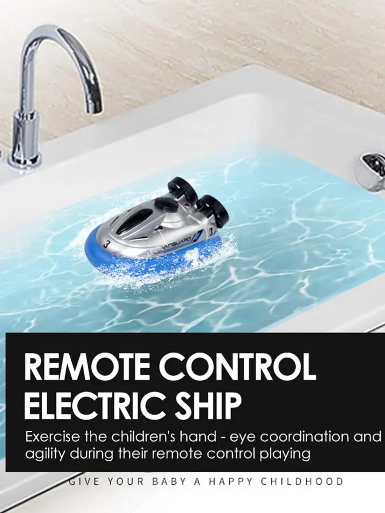 Мини радиоуправляемая модель ховеркрафт с дистанционным управлением лодка