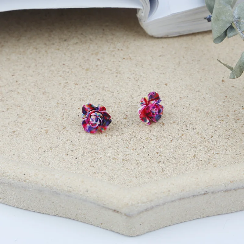 

36/18/12Pairs Earrings Mixed Styles Rhinestone Sun Flower Geometric Animal Plastic Stud Earrings Set For Women Girls Jewelry