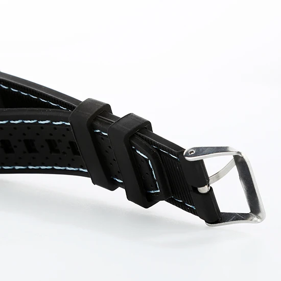 Мужские водонепроницаемые кварцевые часы с кожаным ремешком и хронографом |