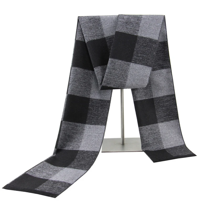 

Scarf for Men,Red Plaid Scarf Male, Winter Warm Scarf, Imitated Silk Scarves, European and American Scarf, Fashion Scarf