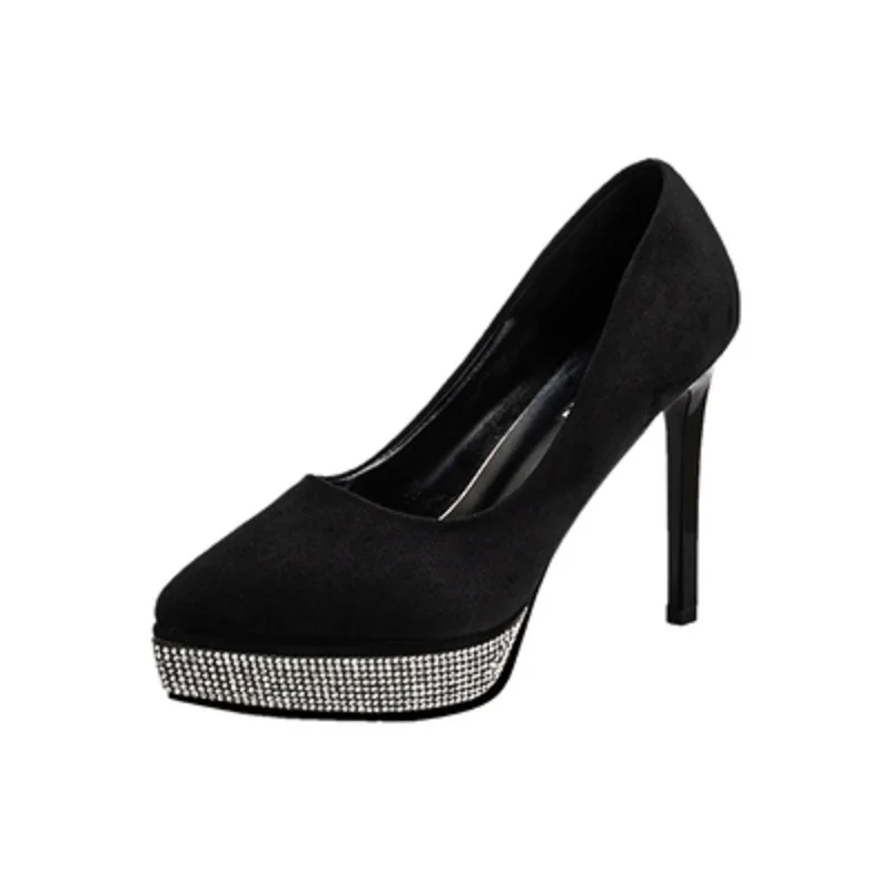 Обувь на очень высоком каблуке-шпильке водонепроницаемая обувь платформе со