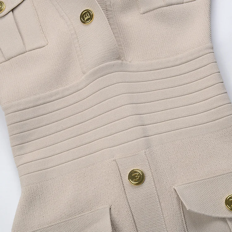 

ENGAGEMENT High Quality 2021 Spring and Summer New Temperament Sexy V-neck Slim Waist Slim Hip Small Skirt Dress Woman