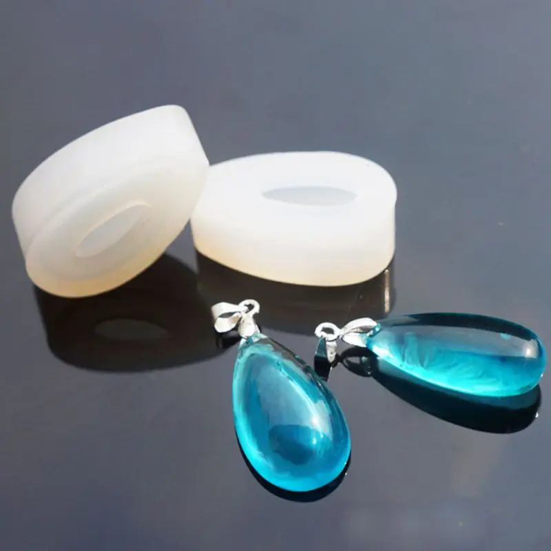 

6Pcs 3 Shapes Teardrop Earrings Pendant Mold Epoxy Resin Jewelry Making Tools