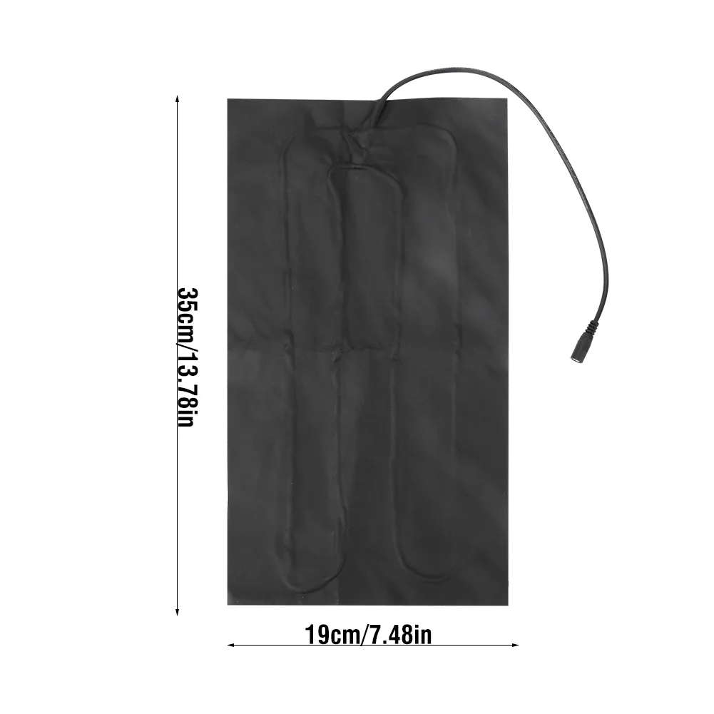 

5V 7A USB Electric Heated Pads Hiking Heater Carbon Fiber 3 Gear Clothes Adjustable Heating Safe Pad Camp Jacket Coat Vest